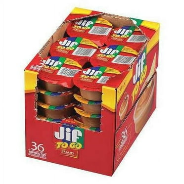 Jif To Go Creamy Peanut Butter, 1.5 Ounce (Pack of 36)