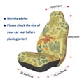 thumbnail image 3 of Balery Floral with Butterflies Pattern Car Seat Cover - Soft & Breathable Front Premium Covers with Non-Slip Protector Fits Most Automotive, Vans, SUVs, Trucks - 1 Unit, 3 of 5
