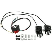 PENIKOKO Motorcycle Headlight White LED Motorbike Headlights 1 Set High Brightness Replacement