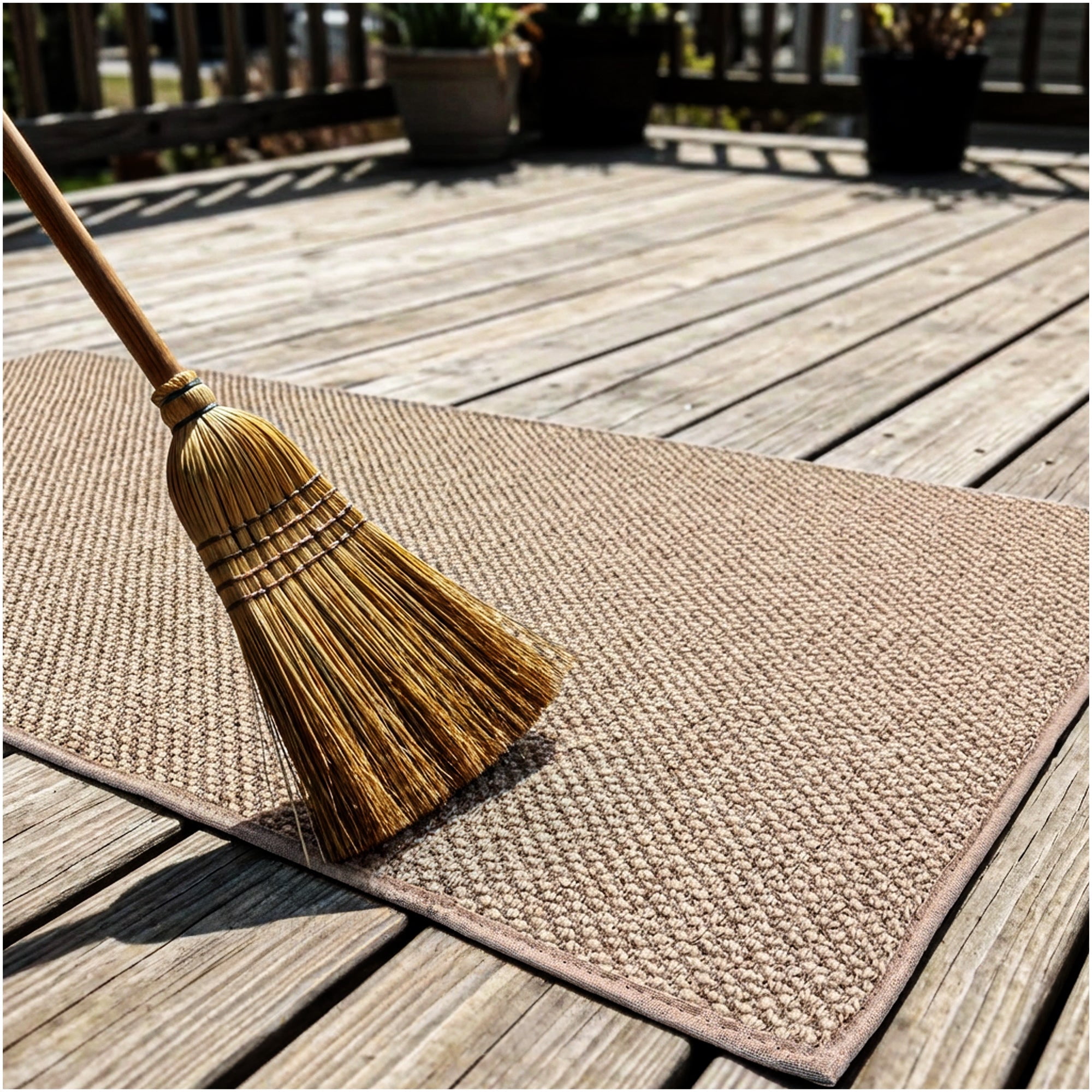 Koeckritz Rugs Nugget Special Acorn Roast Indoor/Outdoor Area Rug, 5' x 10'