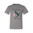thumbnail image 2 of Wild Bobby, Have Courage & Be Kind Flower Artsy Gift Inspirational Pop Culture Men's Graphic T-Shirt, Heather Grey, 4XL, 2 of 3