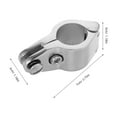 thumbnail image 2 of Houderco Abrazadera Con Articulado En Inoxidable Para De Y Accesorios Marinos, 2 of 8