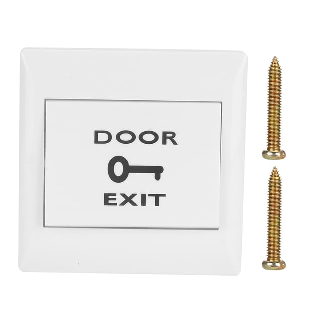 Panel de interruptor de botón de liberación de salida de pared de 12-24 V para sistema de control de acceso de puerta de casa (PT)