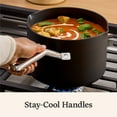 thumbnail image 3 of Calphalon Hard-Anodized Nonstick 3.5-Qt. Sauce Pan with Lid, 3 of 6