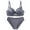 Gray, variant on Full Coverage Bras for Women Lightly Padded Underwired Sheer Lace Mesh Bralette Full Figure Push Up Balconette Bras Gray 95C
