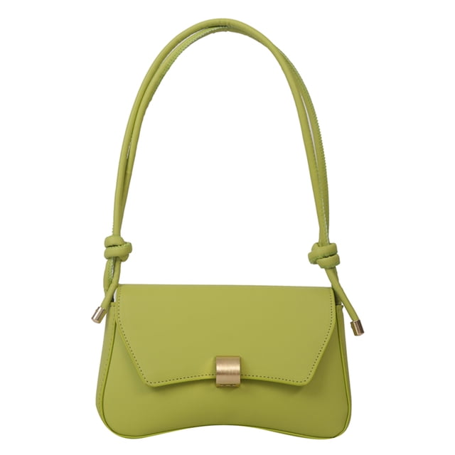 Bolsa De Hombro Bolso bandolera con hebilla de bloqueo de metal con personalidad elegante para mujer (verde) Ehuebsd Para Estrenar