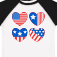 thumbnail image 4 of Inktastic Fourth of July American Flag Hearts Boys or Girls Toddler T-Shirt, 4 of 5