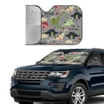 thumbnail image 4 of Disketp Windshield Sun Shade, Car Sun Shade For Front Window Cute Dinosaurs Sunshades Sun Visor Protector Blocks Uv Rays Foldable, 4 of 9