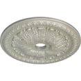 thumbnail image 3 of Ekena Millwork 27 7/8"OD x 3 7/8"ID x 2 1/2"P Tomango Egg & Dart Ceiling Medallion (Fits Canopies up to 6 3/4"), Hand-Painted Flash Copper, 3 of 6