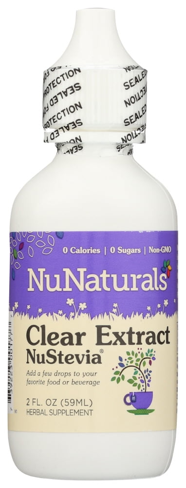 Nunaturals Nustevia Clear Extract Herbal Supplement, 2 Oz