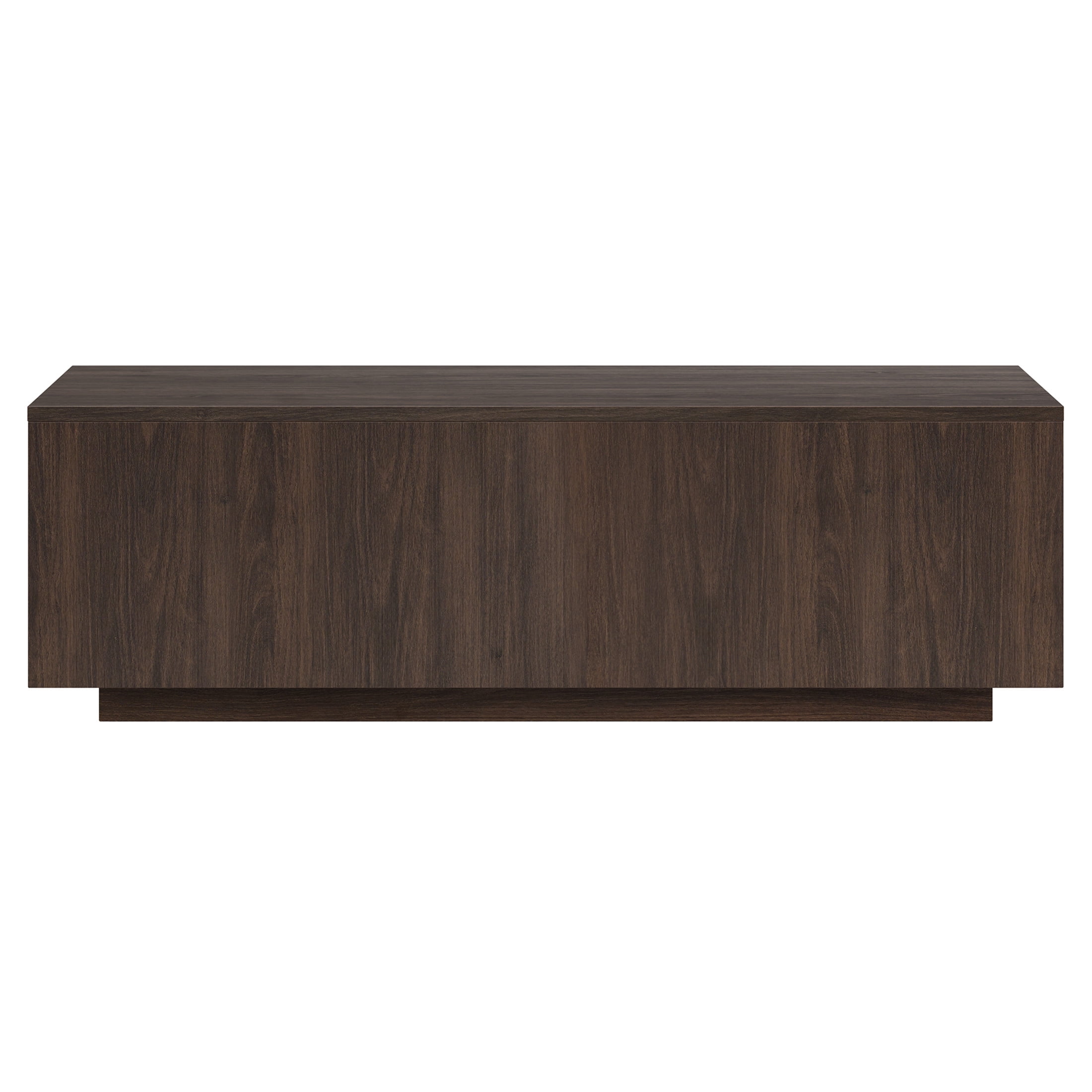 Evelyn&Zoe Modern/Contemporary 48" Wide Alder Brown Coffee Table