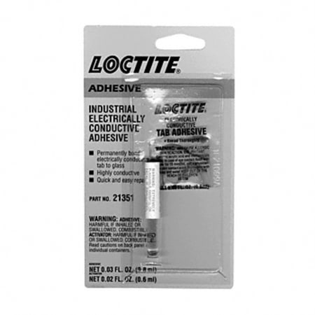 CRL Loctite Rear Window Defogger Tab Adhesive Repair Kit Electrically (Best Electrically Conductive Glue)