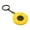 Yellow, variant on Rubber Fitness Keychain Weightlifting Theme 45lb Engraved Plate Keyring Lightweigh Barbell Plate Key Chain Accessory