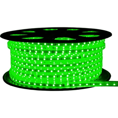Green LED Strip Light - 120 Volt - Standard Output (SMD 3528) - 148 Feet