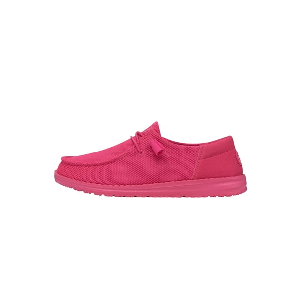 HEYDUDE Wendy Funk Mono Zapatillas Casual Slip-On para Mujer Rosa Talle 5 Ancho