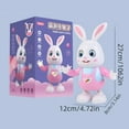 thumbnail image 3 of Toys for Kids Ages 4-8 Drumming Dancing Bunny Electric Singing Dancing Robot Children's Intelligence Early Education Baby Toys Birthday Gifts for Boys and Girls Educational Toy, 3 of 7