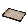 thumbnail image 1 of Leather Tray Key Bowls for Entry Table,Desktop Organizer Tray, Vanity Tray with Handle,Storage Organizer,Catchall Tray,B, 1 of 5