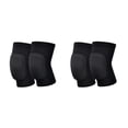 thumbnail image 4 of Sonducket Rodilleras de poliéster con tejido agradable a la piel para danza y fútbol Rodilleras Voleibol Negro Como se muestra Negro Como se muestra 2Conjunto, 4 of 6