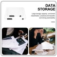 thumbnail image 4 of Shisuyan File Boxes Black 2Set 11.99X9.04X0.79Inch, 4 of 9