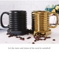 thumbnail image 2 of Tazas de café de cerámica, taza de regalo de porcelana, taza para beber leche, agua, desayuno, para el hogar, la oficina, taza de Navidad para hombres y mujeres, forma de tornillo, 2 of 5