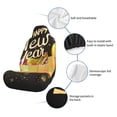 thumbnail image 6 of Salouo Happy New Year 2025 C Pattern Car Seat Covers,Universal Car Seat Protectors Easy to Install Car Cover Car Accessories Auto/rucks/Van/SUV-1, 6 of 9