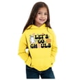 thumbnail image 4 of Gunia Boys Girls Halloween Ghost Sweatshirt Child Toddler Long Sleeve Graphic Warm Hoodie Pullover Tops Sweatshirt Fall Clothes Yellow 10-11 Years, 4 of 4