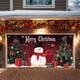 thumbnail image 5 of Gran pancarta navideña para puerta de garaje | Decoración para fiestas navideñas | Decoración para exteriores | Decoración de pared para interiores | Tela de poliéster con ojales | 3,96 x 1,80 m, 5 of 6