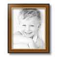 thumbnail image 2 of ArtToFrames 8" x 11" Honey with Gold Picture Frame, 8.5x11 inch Brown MDF Poster Frame (WOM-4446), 4 Pack, 2 of 7