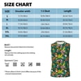 thumbnail image 6 of Easygdp Cute Tribal Leopards Men's Breathable Tank Tops Sleeveless Sporty T Shirts for Basketball, Mountaineering, Bodybuilding -Large, 6 of 8