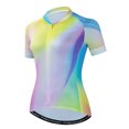 thumbnail image 3 of KEYIYUAN Camiseta de ciclismo para mujer, camisetas de manga corta de verano para bicicleta, ropa de ciclismo de montaña, camisetas de ciclismo para mujer, 3 of 5