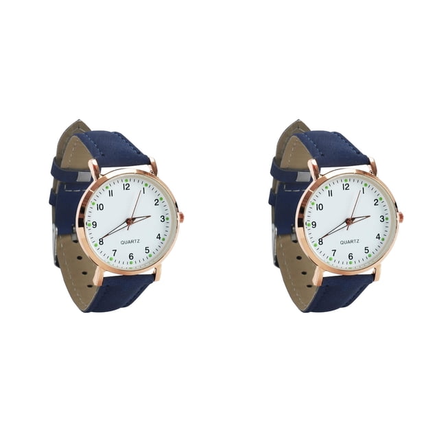 (Lot de 2) 2025 Montre-Bracelet Rétro à Quartz pour Femme, Petite, Lumineuse, avec Bracelet Clouté - Montre pour Femmes avec Chiffres, Femme Women's