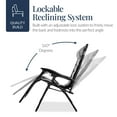 thumbnail image 7 of Best Choice Products Oversized Padded Zero Gravity Chair, Folding Outdoor Patio Recliner w/ Side Tray - Gray, 7 of 7