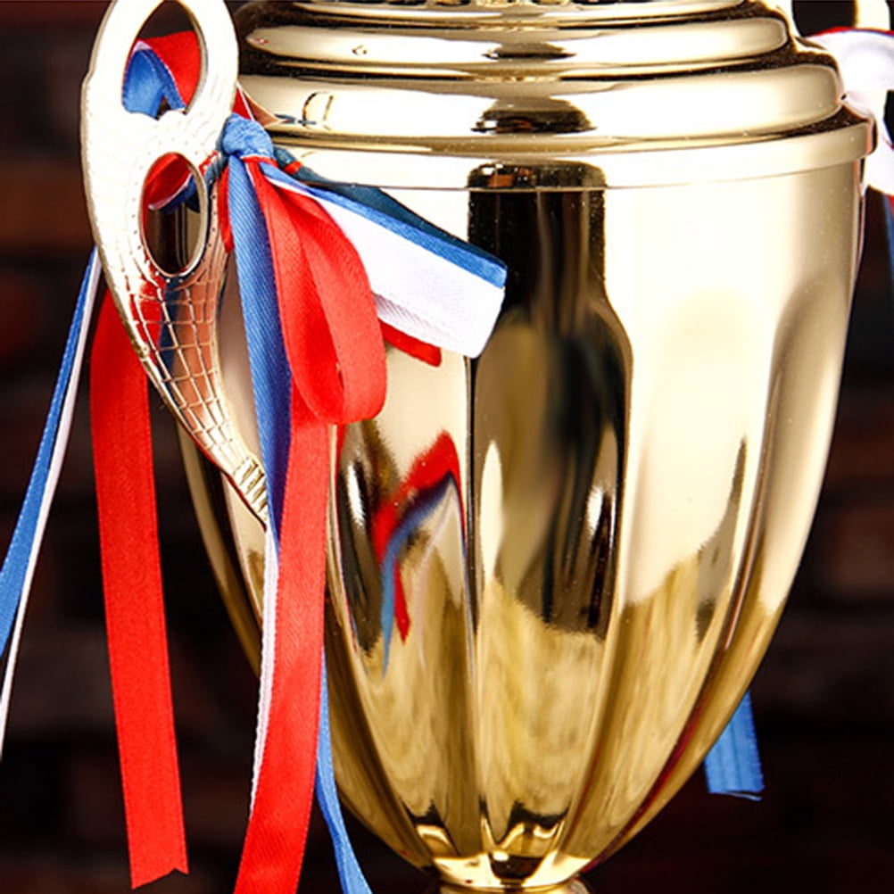 Supvox Sports Competition Trophy Durable Award for Matches Golden Cup 1Pc