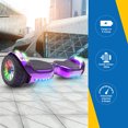 thumbnail image 2 of HOVERSTAR Hoverboard, LBW16 Chrome Color All Terrain Wide Tire, Electric Skateboard Tire with LED Light and Wireless Bluetooth Music Speaker HOVERSTAR LBW16, 2 of 7