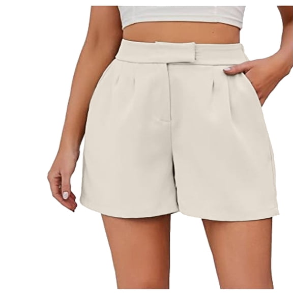 Pitauce Summer Shorts for Women Comfy Drawstring Casual Elastic Waist Shorts Summer Beach Lightweight Short with Pockets on Clearance