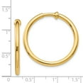 thumbnail image 2 of Beautiful 14k Non-Pierced Hoops Earrings, 2 of 2