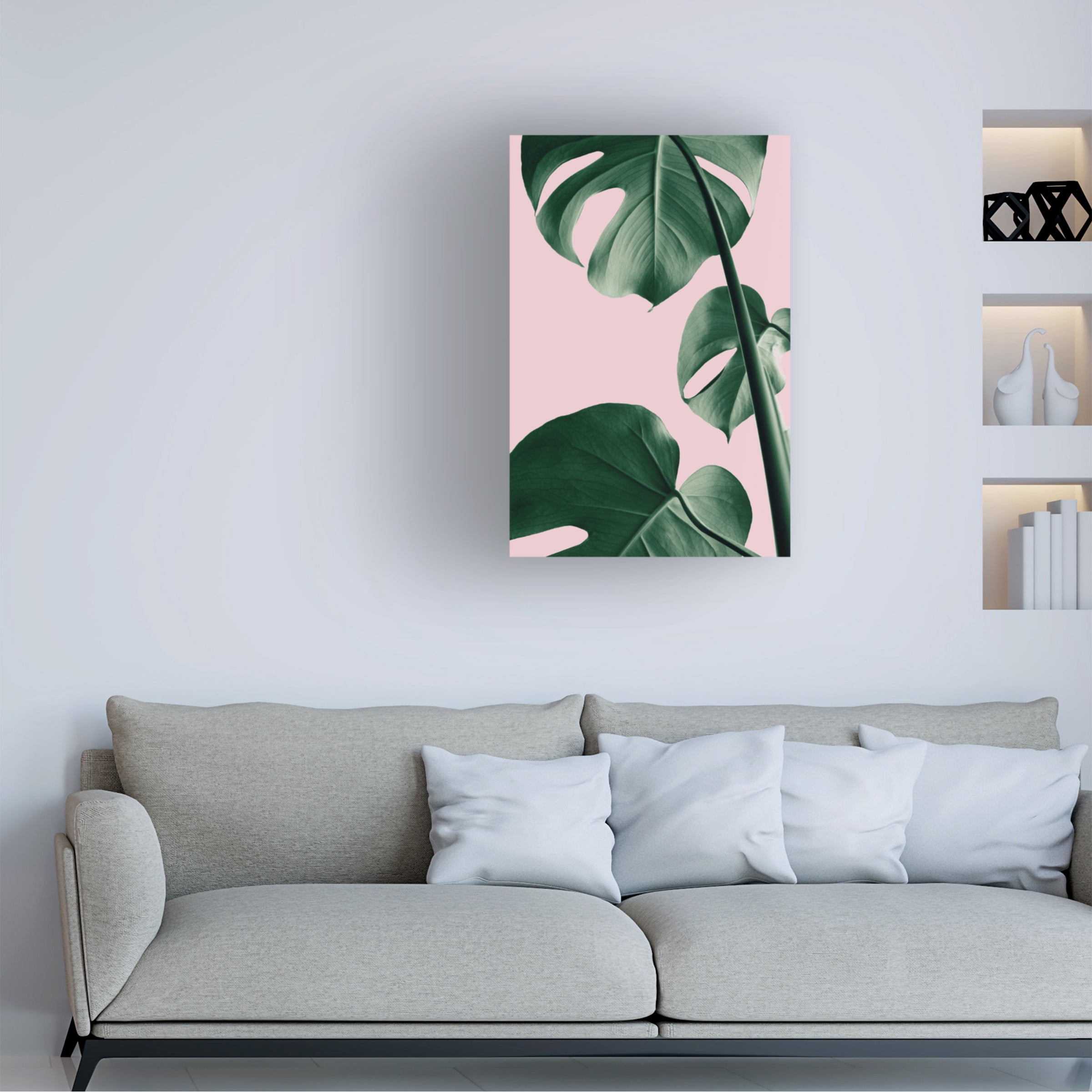 1X Studio Iii 'Monstera Pink No 06' Canvas Art