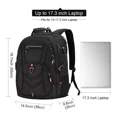 thumbnail image 4 of Mochila urbana Newhey NEWHEY-9901 color negro 50L Antirrobo Impermeable, 4 of 8
