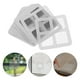 thumbnail image 4 of 100 pegatinas de malla cuadradas para atrapar pelos, desagüe de ducha, desagüe de suelo de baño, adhesivo para residuos de pelo, filtro antibloqueo, 4 of 7