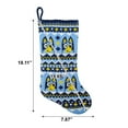 thumbnail image 2 of Bluey, 20 inch Knit Christmas Stocking, Polyester, Blue, by Ruz, 2 of 5