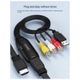 thumbnail image 4 of Convertidor de Adaptador Compuesto Compatible con para A HDTV 1080P AV A HDTV con Adaptador AV de Cable Compatible con para, 4 of 5