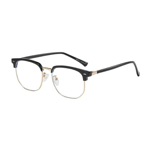 Monturas de gafas para hombres Montura de gafas sin montura media Z8Z2 Montura de gafas O0L2