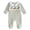 Green, variant on Fall Newborn Baby Boy Footie Romper Collared Football/DuckJumpsuit Footed One Piece Clothes Waffle Knit Outfit(Blue)