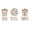 QT15063Brown, variant on Trash and Recycle Rubbish Trash Can Wheelie Bin Vinyl Sticker Compost Decals Farmhouse Laundry Pantry Kitchen Organization Decal