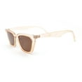 thumbnail image 3 of Womens Retro Vintage Style Horn Rim Cat Eye Hipster Sunglasses Pink - Brown, 3 of 4
