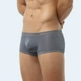 thumbnail image 3 of kpoplk Men's Boxer Briefs, Anti-Chafing, Moisture-Wicking Underwear, Odor Control Grey,M, 3 of 5
