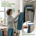 thumbnail image 5 of USTECH 8-Tier Organizer Metal Pants Hanger with Non Slip Swing Arms, 2 Pack, 5 of 6