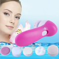 thumbnail image 2 of NETSENG Facial Pore Cleaner 5 in 1 Electric Wash Face Machine Body Cleaning Massage Mini Skin Beauty Brush, 2 of 6