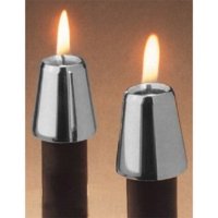 Horizon Pewter Candle Followers - Set of 2, Set of 2 By Fashion N You