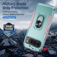 thumbnail image 5 of MYKOMI Phone Case for Google Pixel 9 Pro XL 5G Case, Armour Heavy Duty Military Grade Protective Phone Cover with 360 Rotation Kickstand Shockproof Hard Back Case for Google Pixel 9 Pro XL 2024, 5 of 7